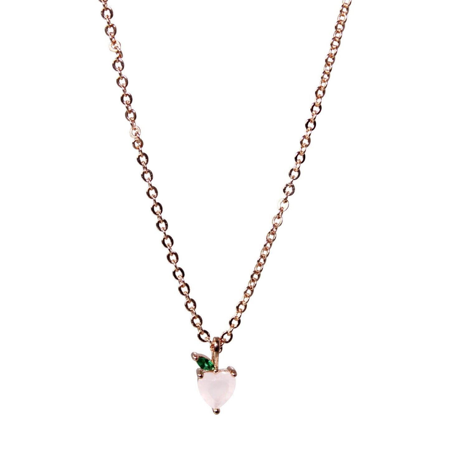 Peach necklace