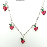 Apple Five Charm Necklace