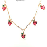 Apple Five Charm Necklace