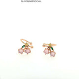 Cherry Cuff Earrings