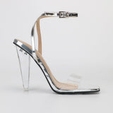 Clear Glass Sandals