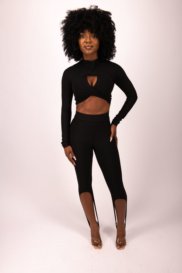 STIRRUP LEGGING AND TOP SET